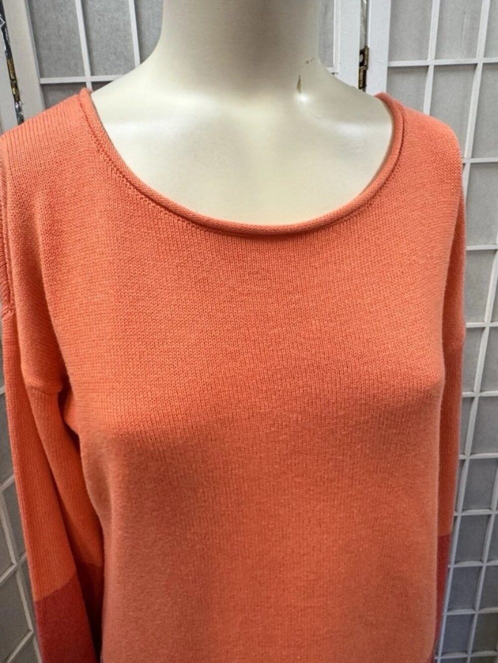 Pink Republic/Eddie Bauer,2 Sweaters $17Each,Rayon,Purple,Cotton Orange,Size M.! - Picture 7 of 16